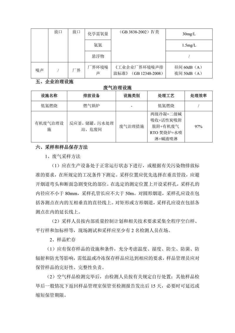 新鄉市三鑫科技有限公司自行監測方案-5